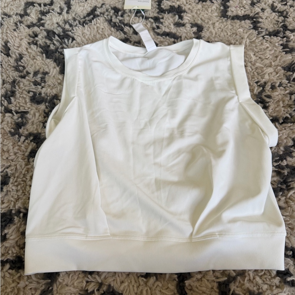 HALARA White Muscle Tee for Women